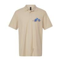 Blue Gradient Cool Softstyle Adult Sport Polo