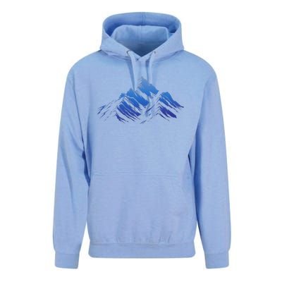 Blue Gradient Cool Unisex Surf Hoodie