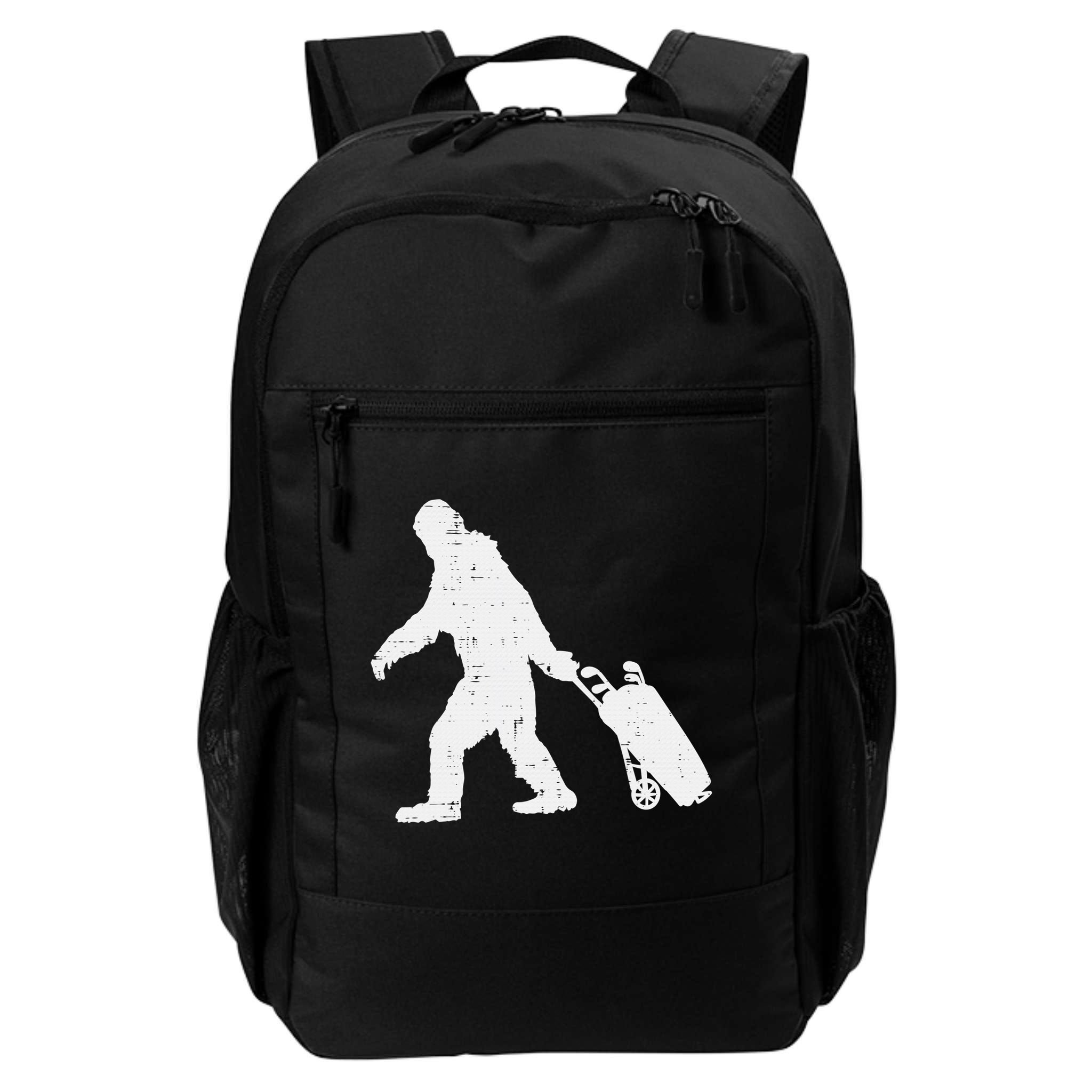 Bigfoot Golf Club And Ball Sports Funny Sasquatch Backpack