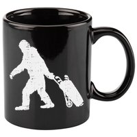 Bigfoot Golf Club And Ball Sports Funny Sasquatch 11oz C Handle Ceramic Mug