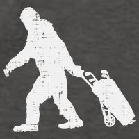 Bigfoot Golf Club And Ball Sports Funny Sasquatch Vector Backpack