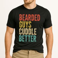 Bearded Guys Cuddle Better Funny Saying Sarcastic Novelty Cooling Performance Crew T-Shirt