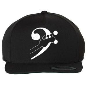 Bass Guitar Clef Bassist Musician Music Bass Player Gift Wool Snapback Cap