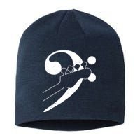 Bass Guitar Clef Bassist Musician Music Bass Player Gift Sustainable Beanie