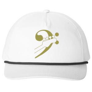 Bass Guitar Clef Bassist Musician Music Bass Player Gift Snapback Five-Panel Rope Hat