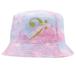 Bass Guitar Clef Bassist Musician Music Bass Player Gift Tie-Dyed Bucket Hat