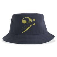 Bass Guitar Clef Bassist Musician Music Bass Player Gift Sustainable Bucket Hat