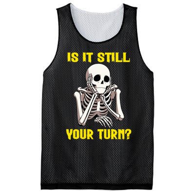 Board Game Card Is It Still Your Turn Funny Game Nights Mesh Reversible Basketball Jersey Tank