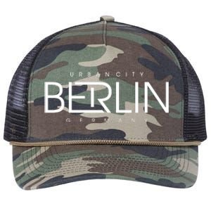 Berlin Germany Cool City Retro Rope Trucker Hat Cap