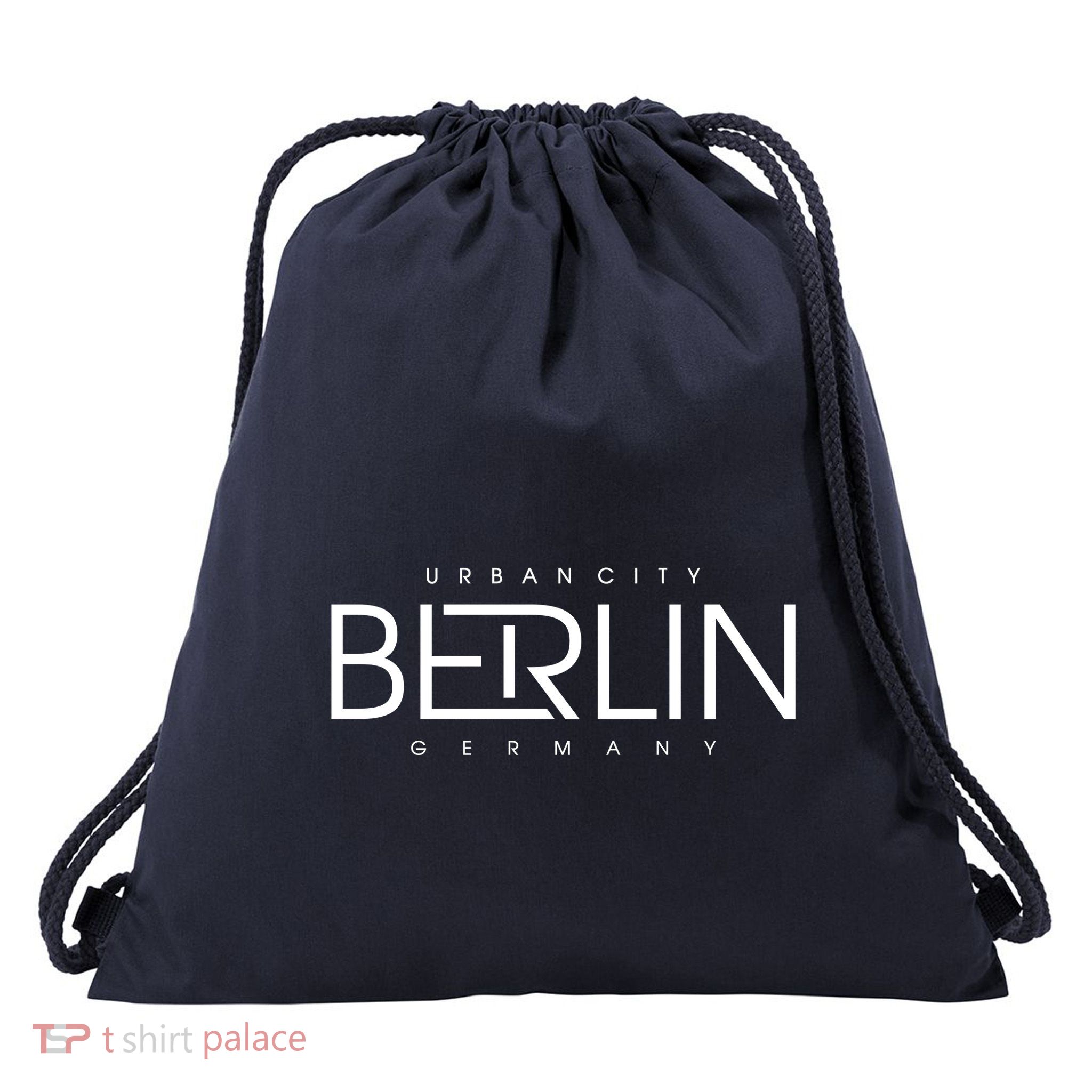 Berlin Germany Cool City Drawstring Bag