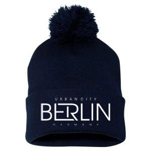 Berlin Germany Cool City Pom Pom 12in Knit Beanie