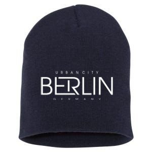 Berlin Germany Cool City Short Acrylic Beanie