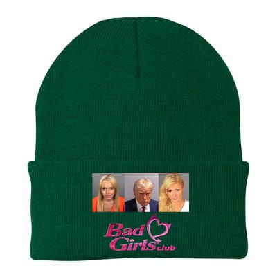 Bad Girls Club Donald Trump Mug Shot Knit Cap Winter Beanie