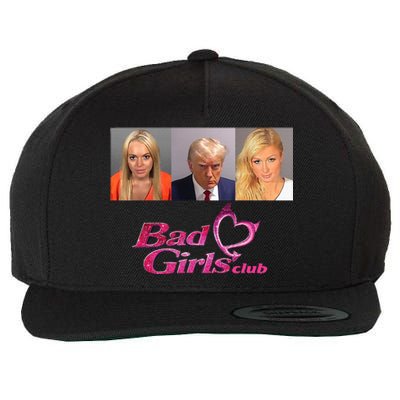 Bad Girls Club Donald Trump Mug Shot Wool Snapback Cap