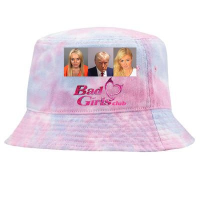 Bad Girls Club Donald Trump Mug Shot Tie-Dyed Bucket Hat