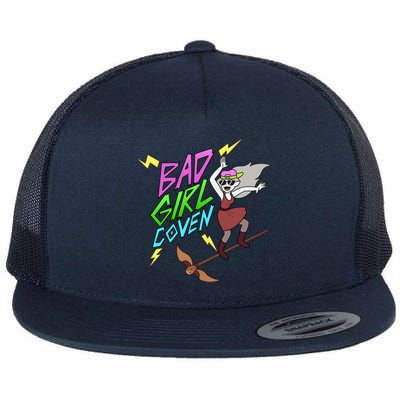 Bad Girl Coven Funny Bad Girl Flat Bill Trucker Hat