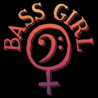Bass Guitar Clef Bass Girl For Female Bassist & Bass Player Doggie Tank