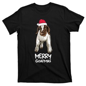 Boer Goat Christmas Merry Goatmas T-Shirt