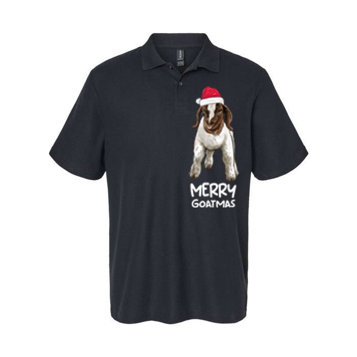 Boer Goat Christmas Merry Goatmas Softstyle Adult Sport Polo