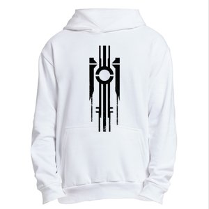 Black Geometric Cool Graphic S 6xl Graphic Urban Pullover Hoodie