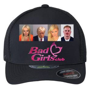 Bad Girls Club Trump 2024 Retro Zach Mugshot Flexfit Unipanel Trucker Cap