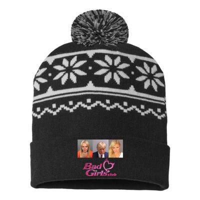 Bad Girls Club Trump 2024 USA-Made Snowflake Beanie