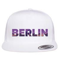 Berlin Germany City Flatbill Hat