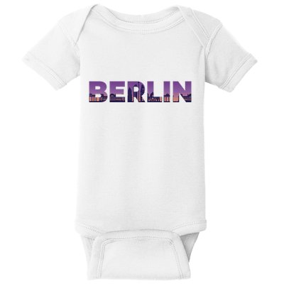 Berlin Germany City Baby Bodysuit