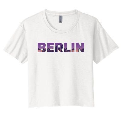 Berlin Germany City Women's Crop Top Tee