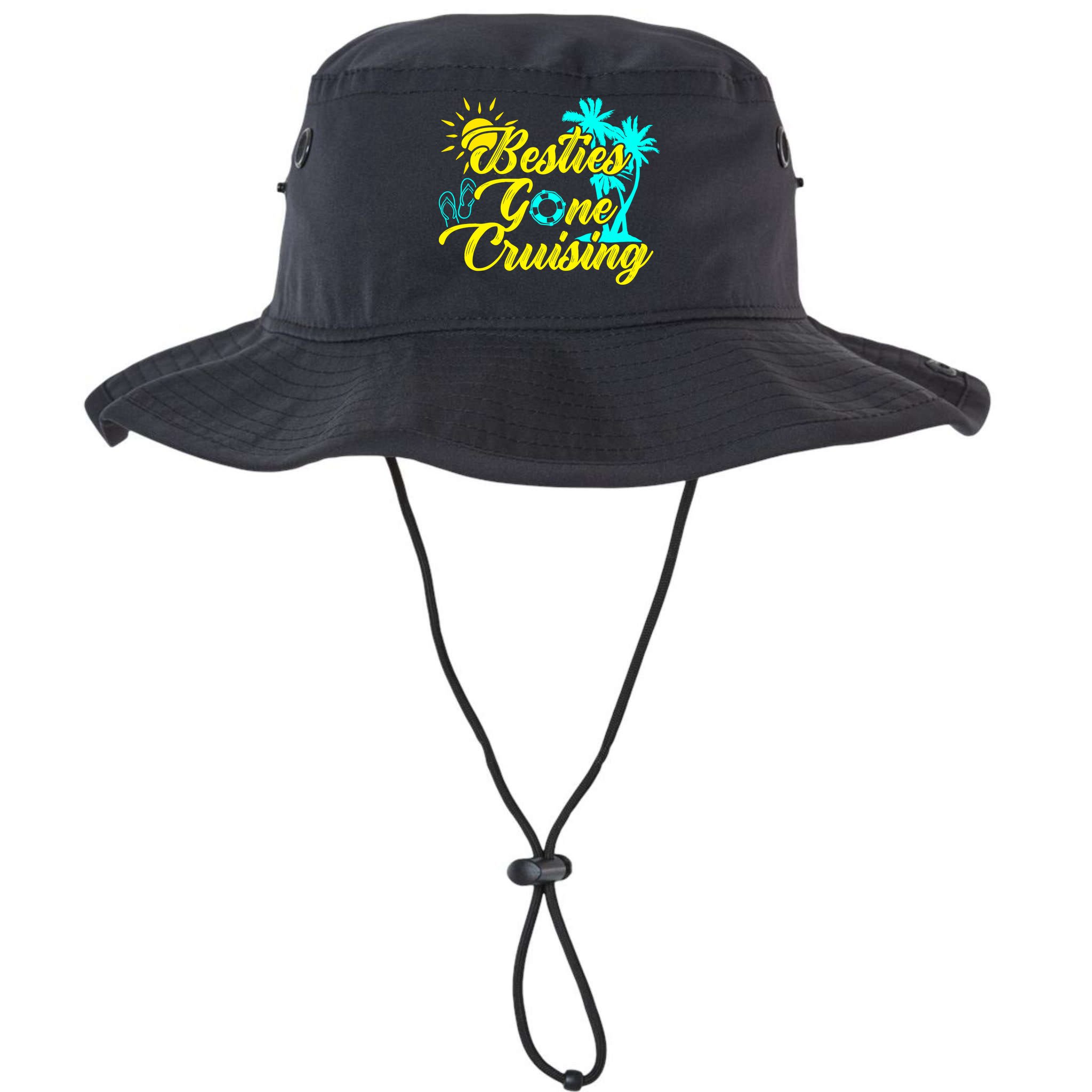 Besties Gone Cruise Matching Girl Trip Cruising Vacation Bucket Hat