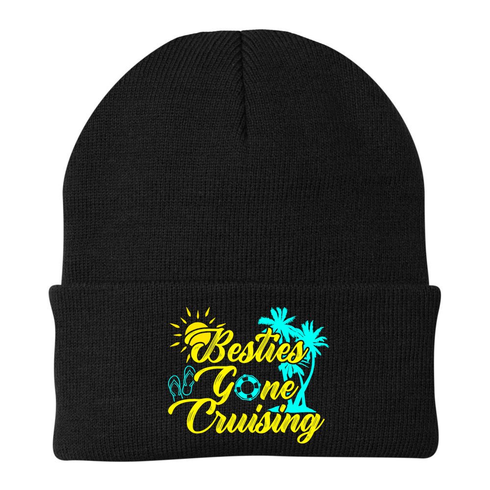 Besties Gone Cruise Matching Girl Trip Cruising Vacation Beanie