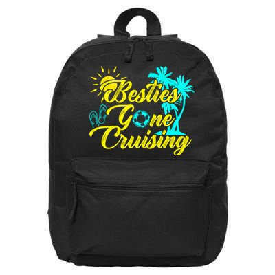Besties Gone Cruise Matching Girl Trip Cruising Vacation 16 in Basic Backpack