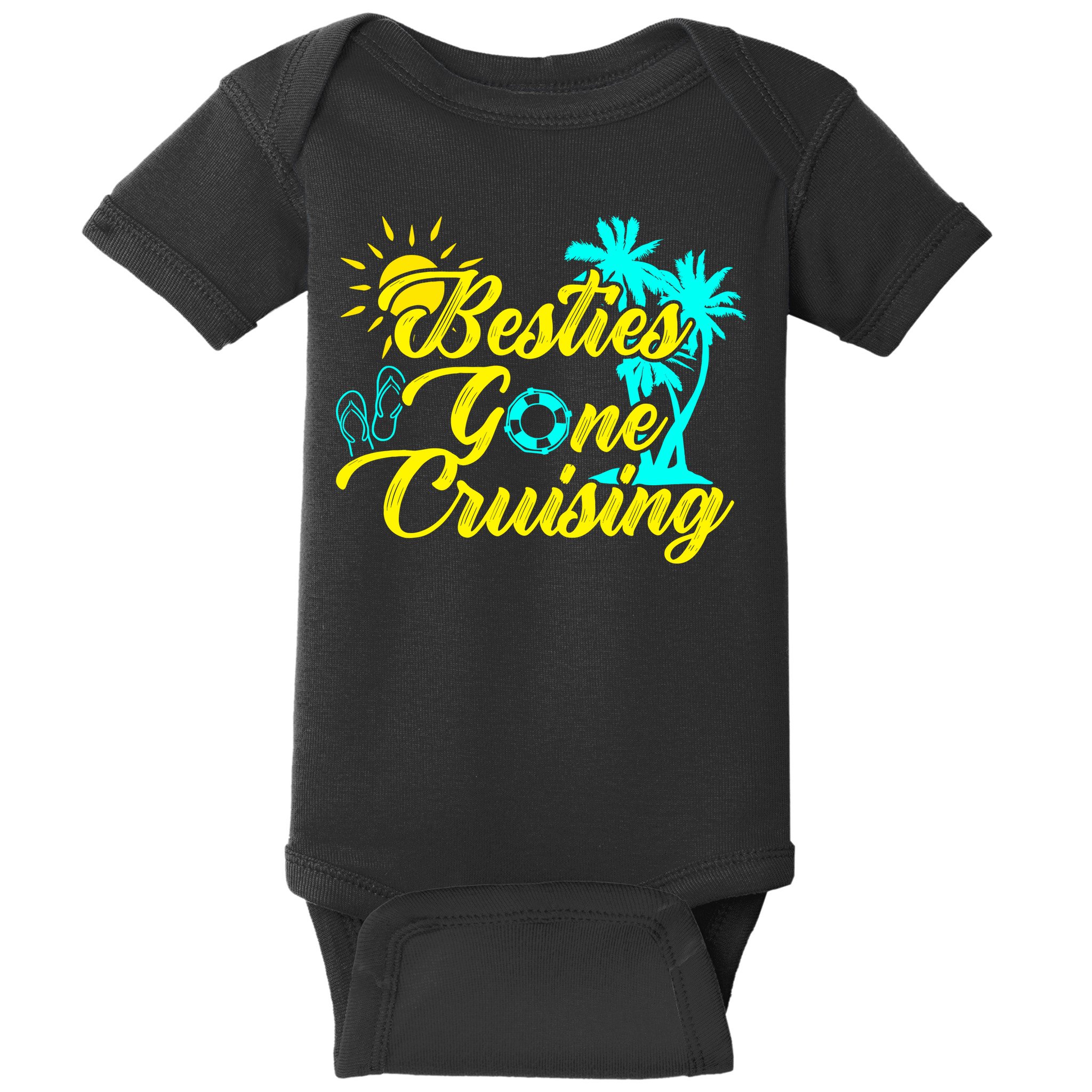 Besties Gone Cruise Matching Girl Trip Cruising Vacation Baby Bodysuit
