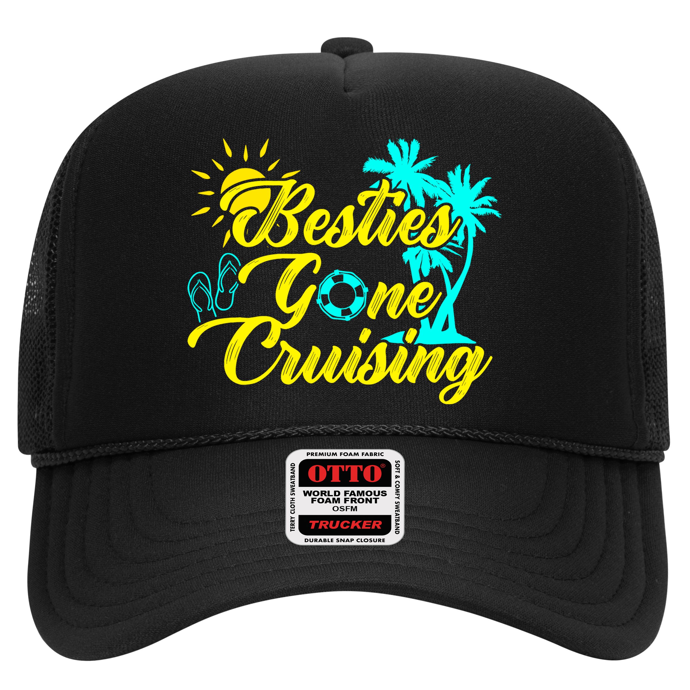 Besties Gone Cruise Matching Girl Trip Cruising Vacation Hat