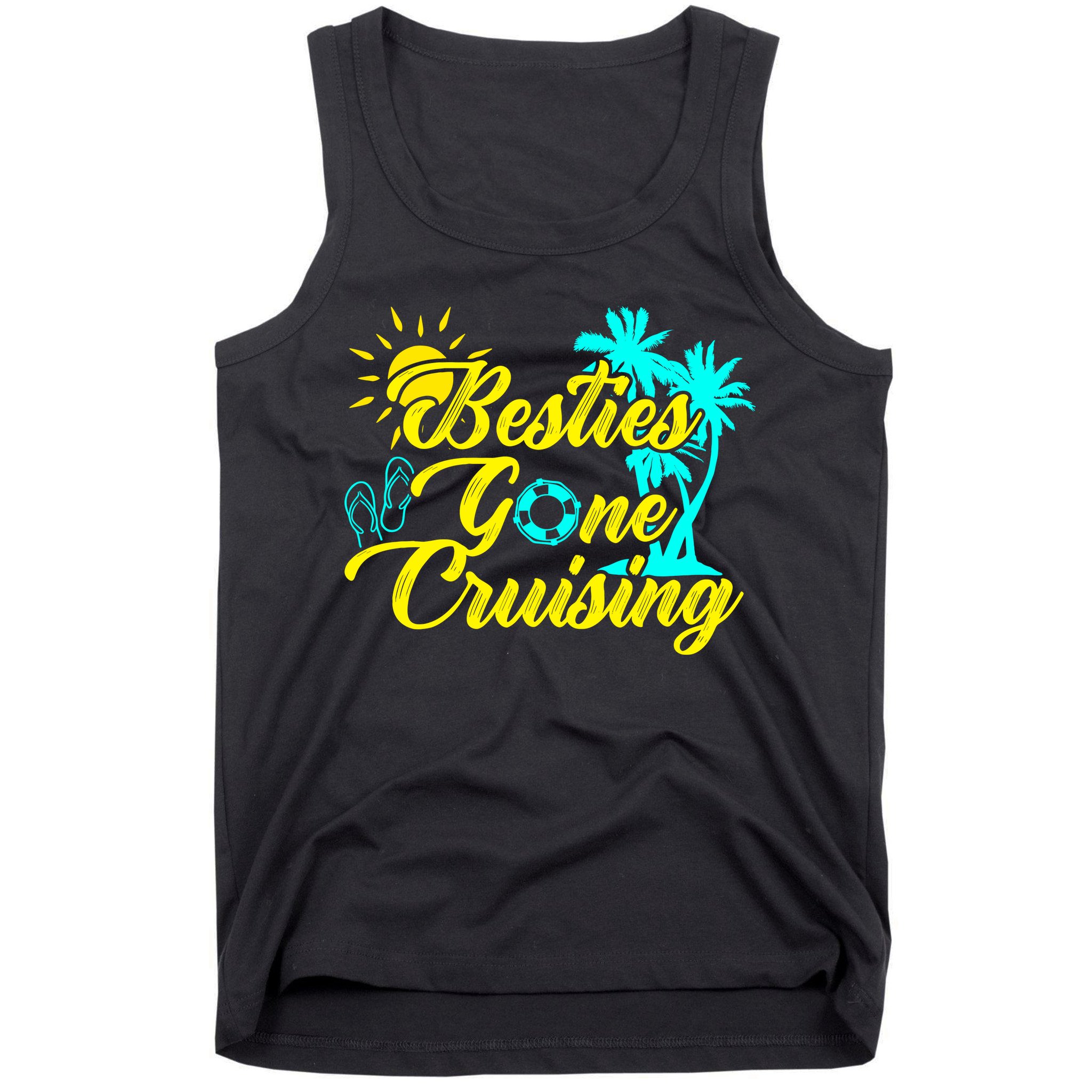 Besties Gone Cruise Matching Girl Trip Cruising Vacation Tank Top