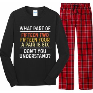 Board Game Cribbage Player Long Sleeve Pajama Set