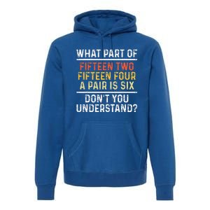 Board Game Cribbage Player Premium Hoodie