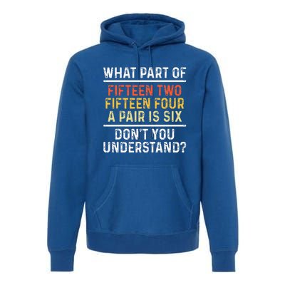 Board Game Cribbage Player Premium Hoodie