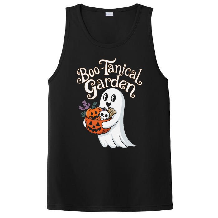 Bootanical Garden Cute Ghost Halloween PosiCharge Competitor Tank