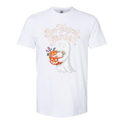 Bootanical Garden Cute Ghost Halloween Softstyle CVC T-Shirt