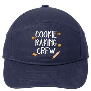 Bake Gift Cookie Baking Crew Baker Tees Christmas Funny Gift 7-Panel Snapback Hat