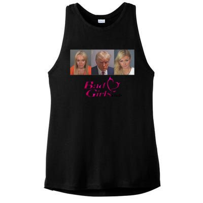 Bad Girls Club Trump 2024 Ladies PosiCharge Tri-Blend Wicking Tank