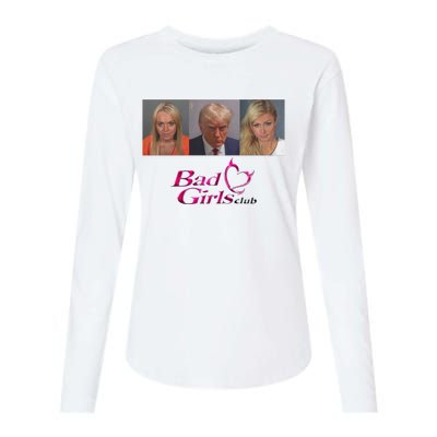 Bad Girls Club Trump 2024 Womens Cotton Relaxed Long Sleeve T-Shirt