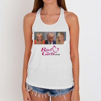 Bad Girls Club Trump 2024 Women's Knotted Racerback Tank