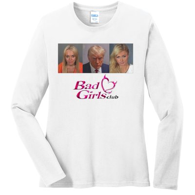 Bad Girls Club Trump 2024 Ladies Long Sleeve Shirt