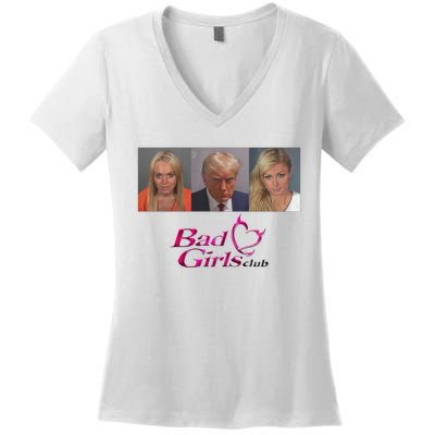 Bad Girls Club Trump 2024 Women's V-Neck T-Shirt