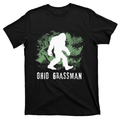 Bigfoot Grassman Cryptid Ohio Valley Park Sasquatch T-Shirt