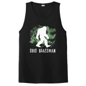 Bigfoot Grassman Cryptid Ohio Valley Park Sasquatch PosiCharge Competitor Tank