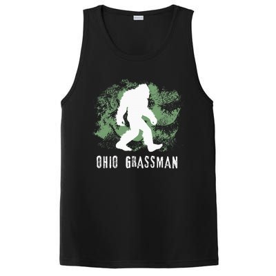 Bigfoot Grassman Cryptid Ohio Valley Park Sasquatch PosiCharge Competitor Tank