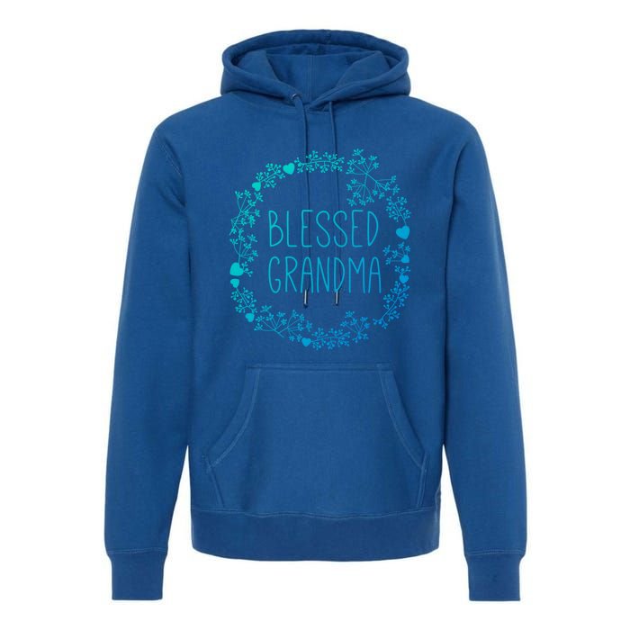 Blessed Grandma Christian Religious Funny Gift Best Grammy Ever Funny Gift Premium Hoodie